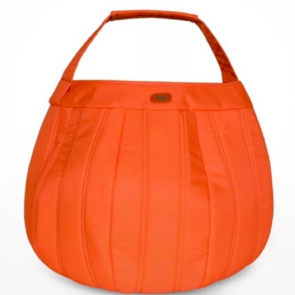 LUG Pumpkin Tote Bag Bucket Orange Fall Autumn Halloween Trick Or Treat NWT